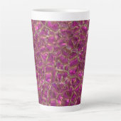 Crystal Pink und Gold Milchtasse (Vorderseite)