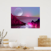 Crystal Planet Poster (Küche)