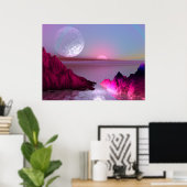 Crystal Planet Poster (Heimbüro)