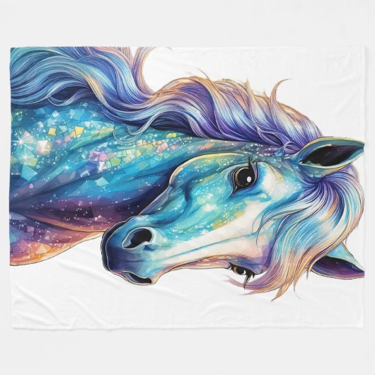 Crystal Pony Fleecedecke (Vorderseite (Horizontal))
