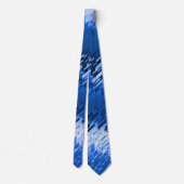 Crystal Prism Striped Spectrum Blue beidseitig Krawatte (Rückseite)