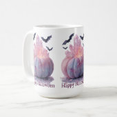 Crystal Pumpkin Happy Halloween Ästhetik Kaffeetasse (Vorderseite Links)