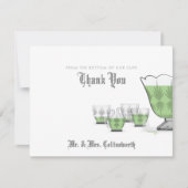 Crystal Punch Bowl Danke Karte (Vorderseite)