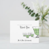 Crystal Punch Bowl Danke Karte (Stehend Vorderseite)