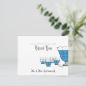 Crystal Punch Bowl Danke Karte (Stehend Vorderseite)