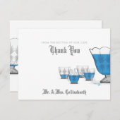 Crystal Punch Bowl Danke Karte (Vorne/Hinten)