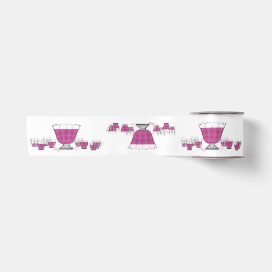 Crystal Punch Bowl Satinband (Vorderseite)