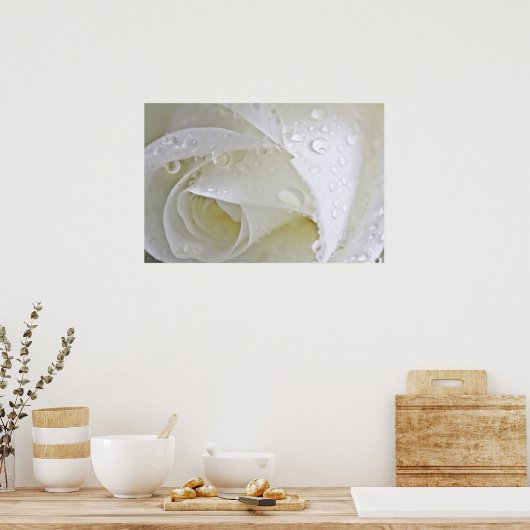 Crystal Rain Poster (Küche)