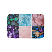 Crystal Rainbow Gemstone Bath Mat Badematte (Vorderseite)