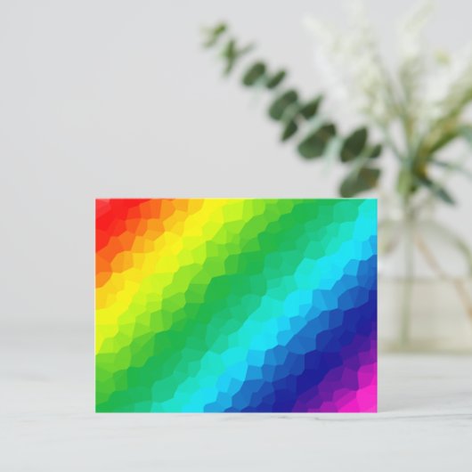 Crystal Rainbow Postkarte (Stehend Vorderseite)