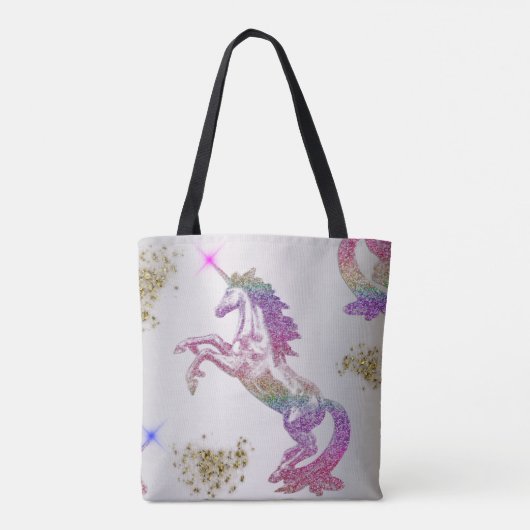 Crystal Rainbow Unicorn Tasche (Rückseite)
