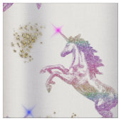 Crystal Rainbow Unicorns Stoff (Nahaufnahme)