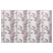 Crystal Rainbow Unicorns Stoff (Fat Quarter (45,7 x 55,9 cm))