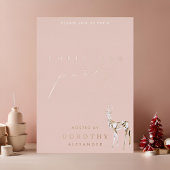 Crystal Reindeer Foil Christmas Party Einladung