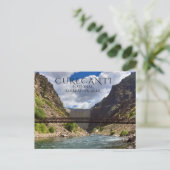 Crystal Reservoir, Dam, Footbridge, Curecanti NRA Postkarte (Stehend Vorderseite)