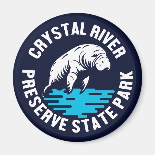 Crystal River Preserve Staat Park Magnet (Vorne)