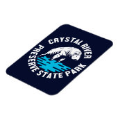 Crystal River Preserve Staat Park Magnet (Linke Seite)