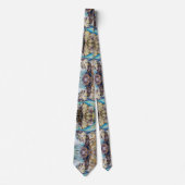 Crystal River Rocky Mountains, Colorado Pattern Krawatte (Vorderseite)