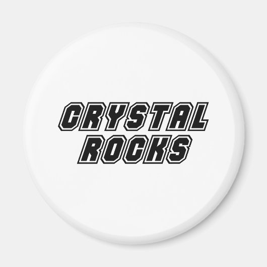Crystal Rocks Magnet (Vorne)