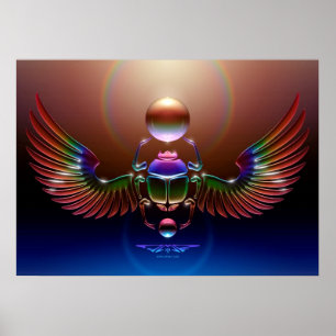 Crystal Scarab von J. Matthew Root Poster