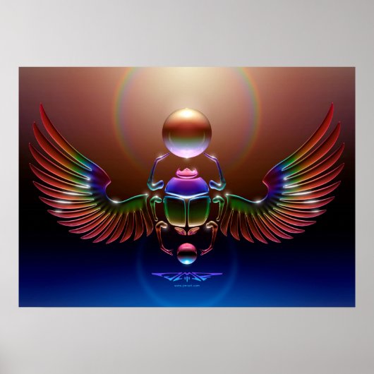 Crystal Scarab von J. Matthew Root Poster (Vorne)