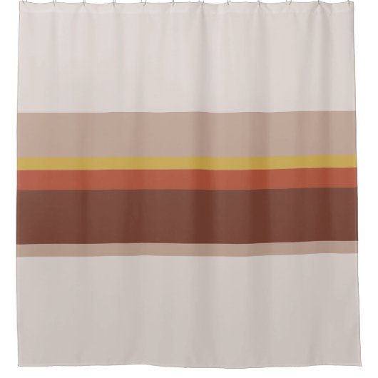 Crystal Ship Streifen Duschvorhang (Vorderseite)