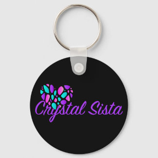 Crystal Sista Schlüsselanhänger Lila