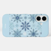 Crystal Snow Premium iPhone 16 Fall Case-Mate iPhone Hülle (Rückseite (Horizontal))