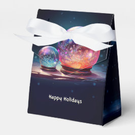 Crystal Snowballs Christmas Holiday Gift Box Geschenkschachtel