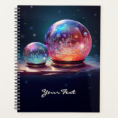 Crystal Snowballs Christmas Holiday Planner Planer (Vorderseite)