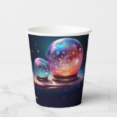 Crystal Snowballs Holiday Paper Cups Pappbecher (Rückseite)