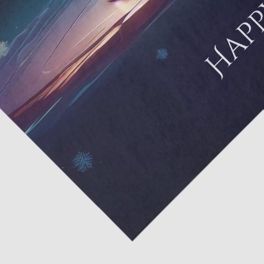 Crystal Snowballs Holiday Tissue Paper Seidenpapier (Detail)