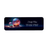 Crystal Snowballs Return Address Label (Vorne)