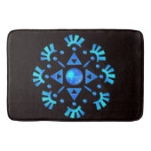 Crystal Snowflake Badematte (Vorderseite)