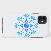 Crystal Snowflake Case-Mate iPhone Hülle (Rückseite (Horizontal))