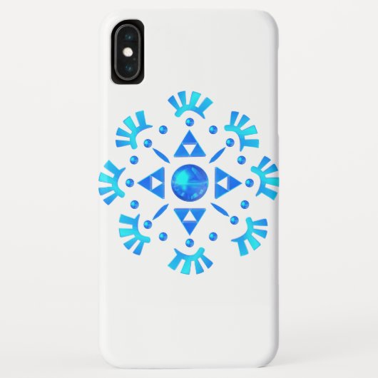 Crystal Snowflake Case-Mate iPhone Hülle (Rückseite)