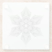 Crystal Snowflake - Glasuntersetzer (Rückseite)