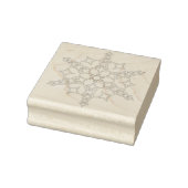 Crystal Snowflake Gummistempel (Stempel)