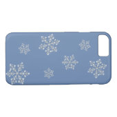 Crystal Snowflake iPhone 7 Fall (blau) Case-Mate iPhone Hülle (Rückseite (Horizontal))