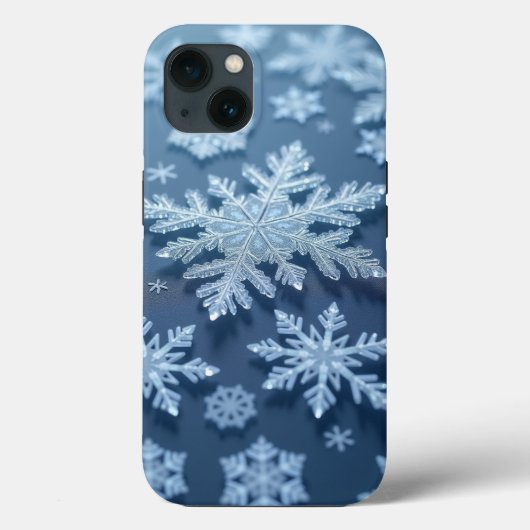 Crystal Snowflake iPhone Case (Rückseite)
