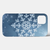 Crystal Snowflake iPhone Case (Rückseite (Horizontal))