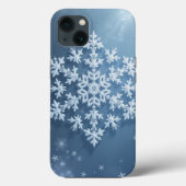 Crystal Snowflake iPhone Case (Rückseite)