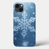 Crystal Snowflake iPhone Case (Rückseite)