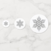 Crystal Snowflake - Konfetti (Rückseiten)