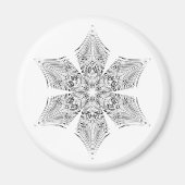 Crystal Snowflake - Magnet (Vorne)