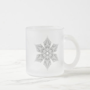Crystal Snowflake - Mattglastasse