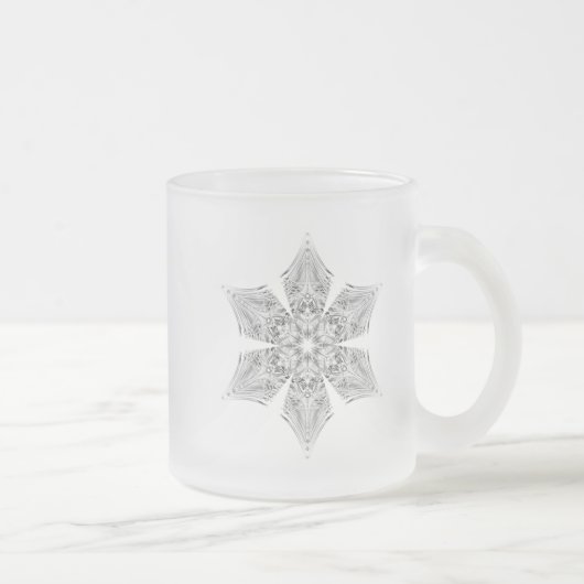 Crystal Snowflake - Mattglastasse (Rechts)