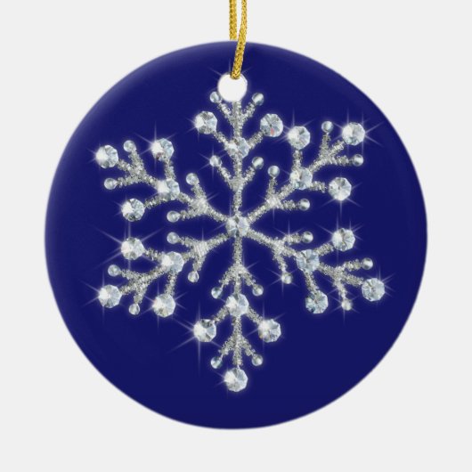 Crystal Snowflake Ornament (Vorne)