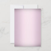 Crystal Snowflake Pink Winter Save the Date (Rückseite)