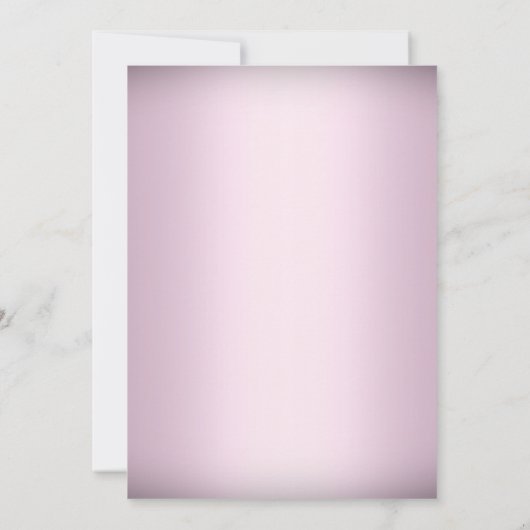 Crystal Snowflake Pink Winter Wedding Einladung (Rückseite)